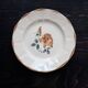 Round serving dish vintage faience Digoin Sarreguemines 9181