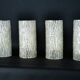 60s Toni Zuccheri Venini Murano glass sconces, horizontal or vertical.