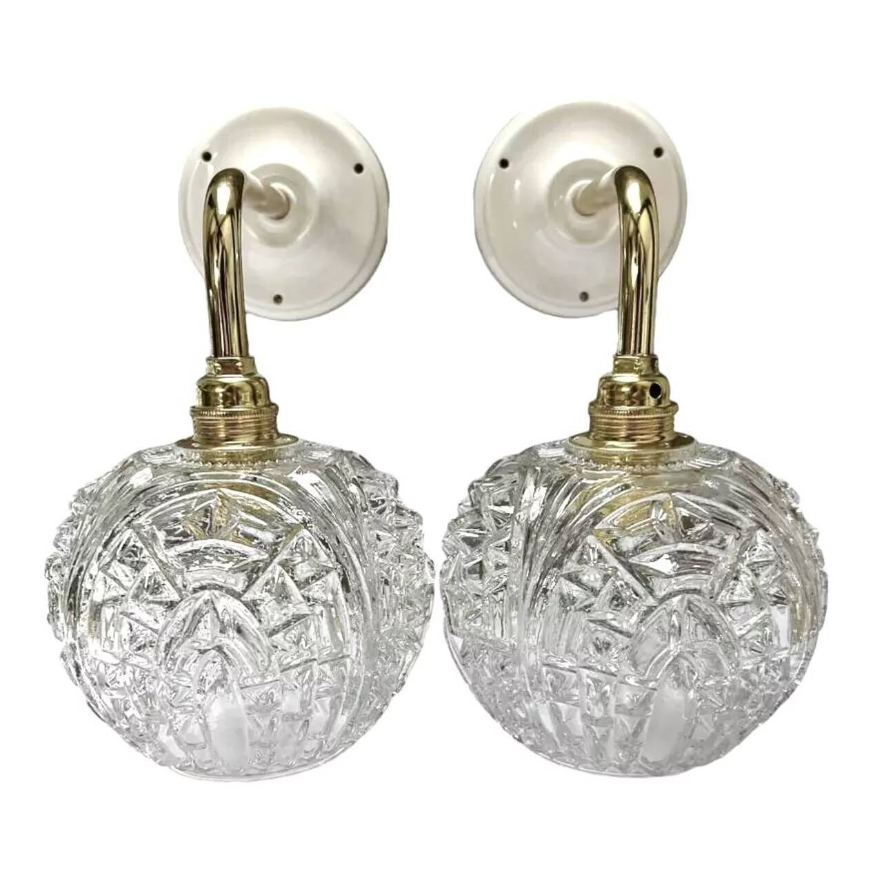 Pair of vintage wall sconces