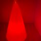 Lamp Teepee SCE cone in vintage red glass 80s