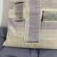Coussin en toile ancienne style Kilim