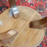 Art Deco walnut pedestal table