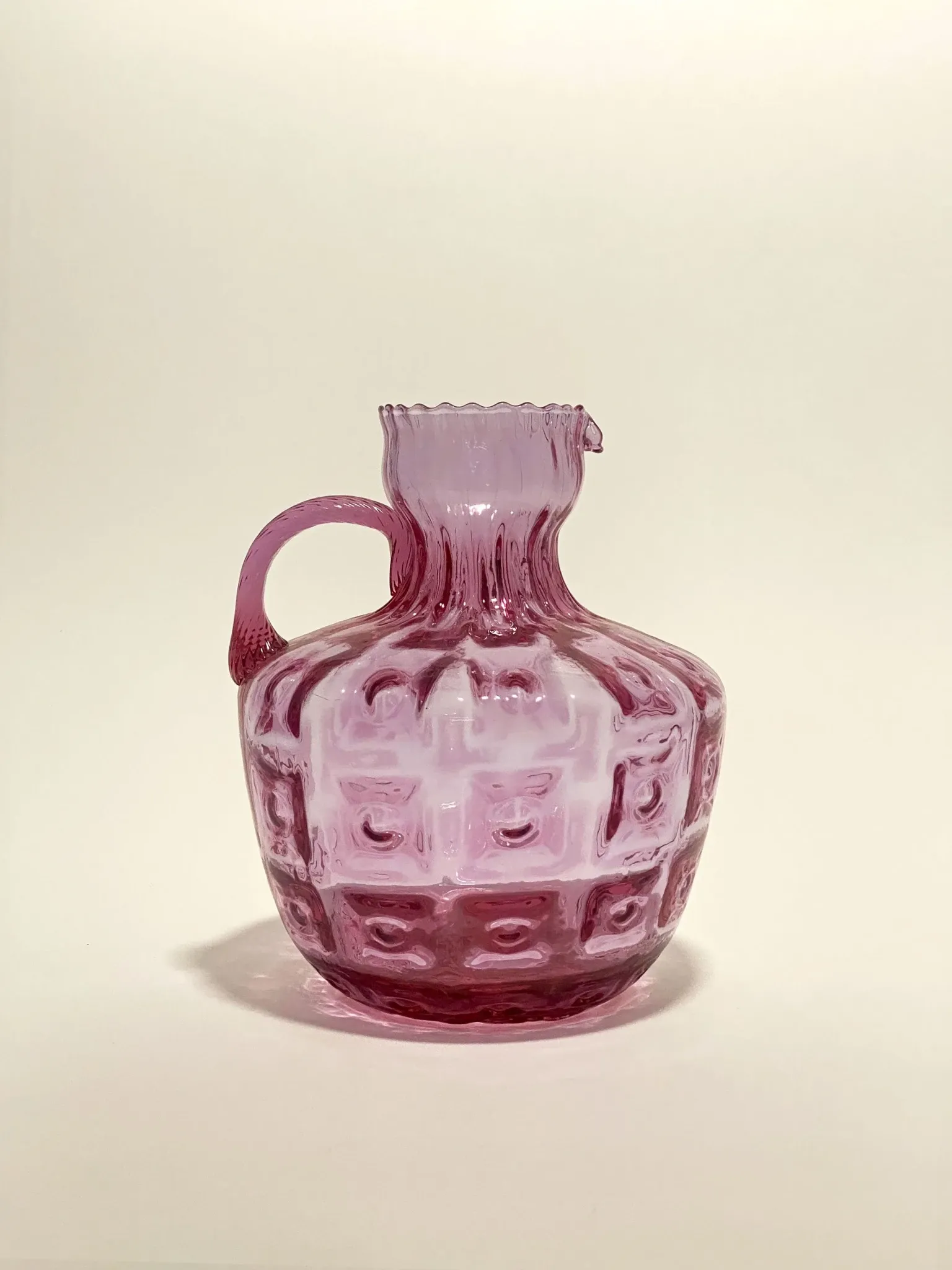 Italian carafe made of blown glass