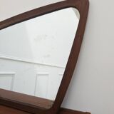 Scandinavian teak mirror