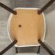 Lot de 6 chaises vintages pieds compas