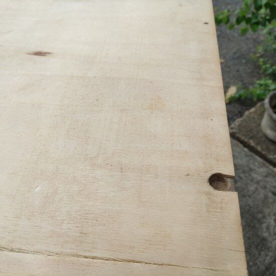 Art deco sideboard in natural wood