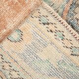 3x9 Pale Orange & Blue Vintage Runner Rug, 80x283Cm SK 6027