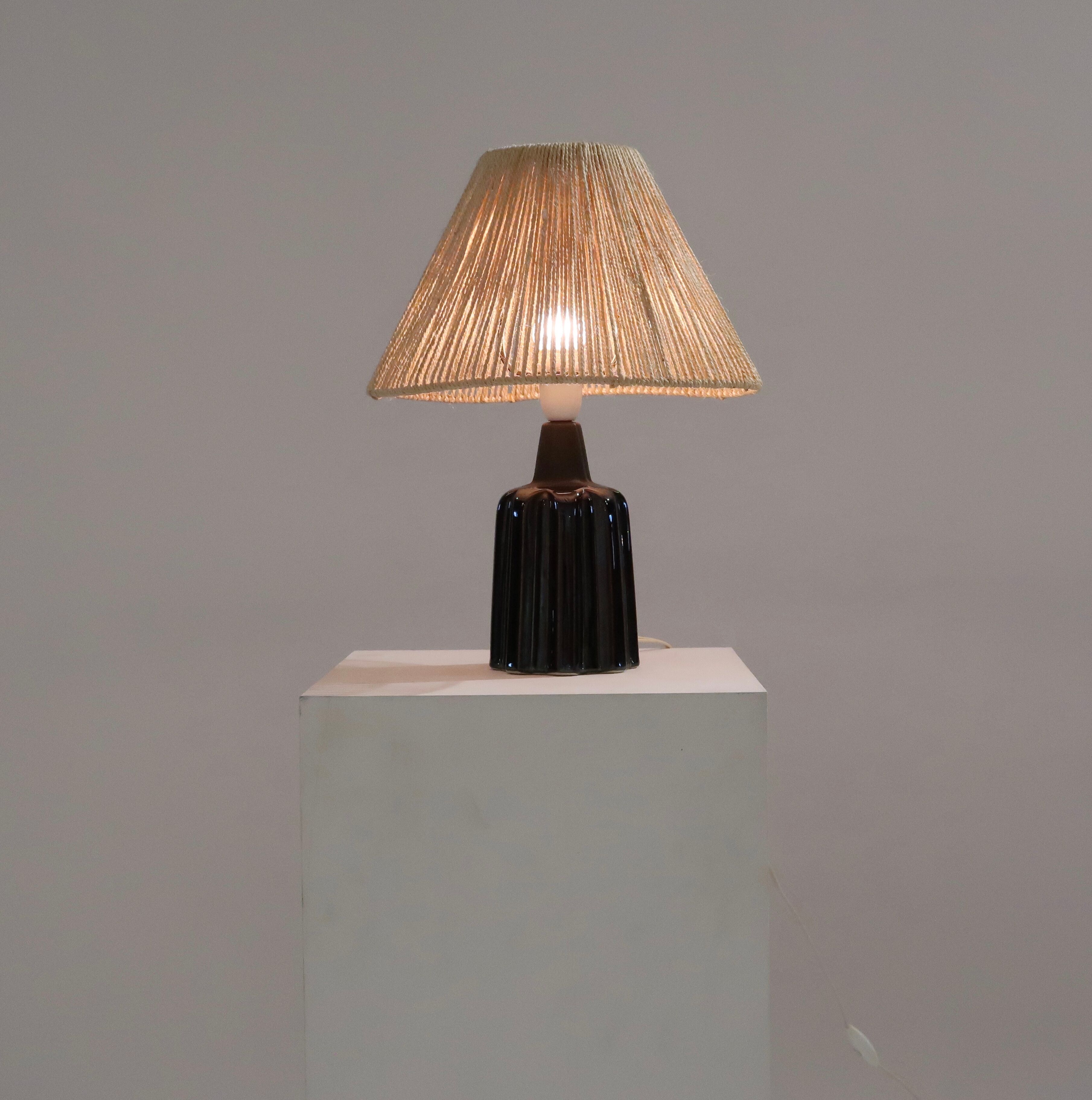 Ceramic table lamp by Soholm, Denmark 1960 's