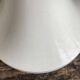 Pair of bedside tables 1970 Space Age in white ABS