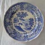 4 plates earthenware 453112 villeroy & boch burgenland blue