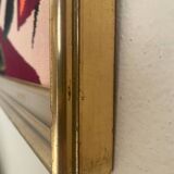 Jean Lurçat tapestry + aged gold premium frame in very good condition