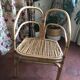 Fauteuil Chaise en rotin / osier vintage