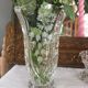 Vintage Bohemian crystal vase