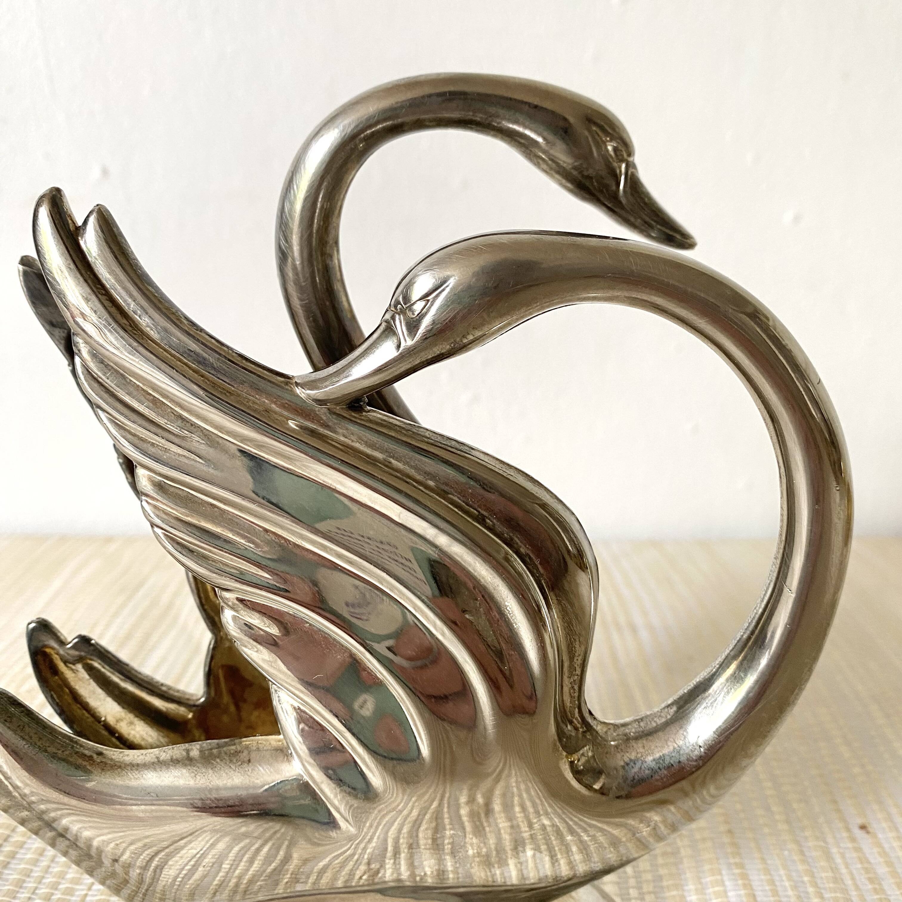 Swan mail or napkin holder, 80s