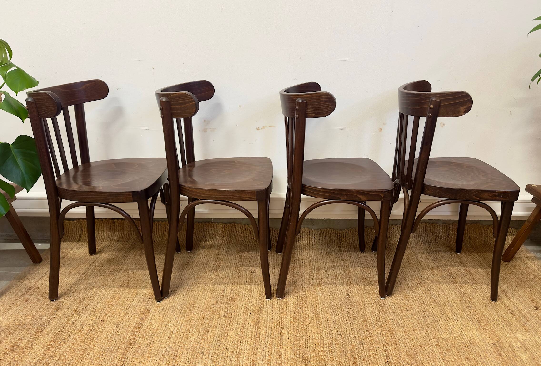 4 bentwood bistro chairs – Baumann style