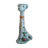 Soliflore, chien en céramique vintage