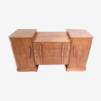 Art Deco Walnut Sideboard