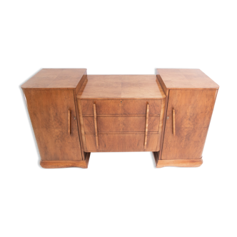 Art Deco Walnut Sideboard