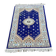 Tapis marocain artisanal fait main bleu certifié authentique 150x88cm