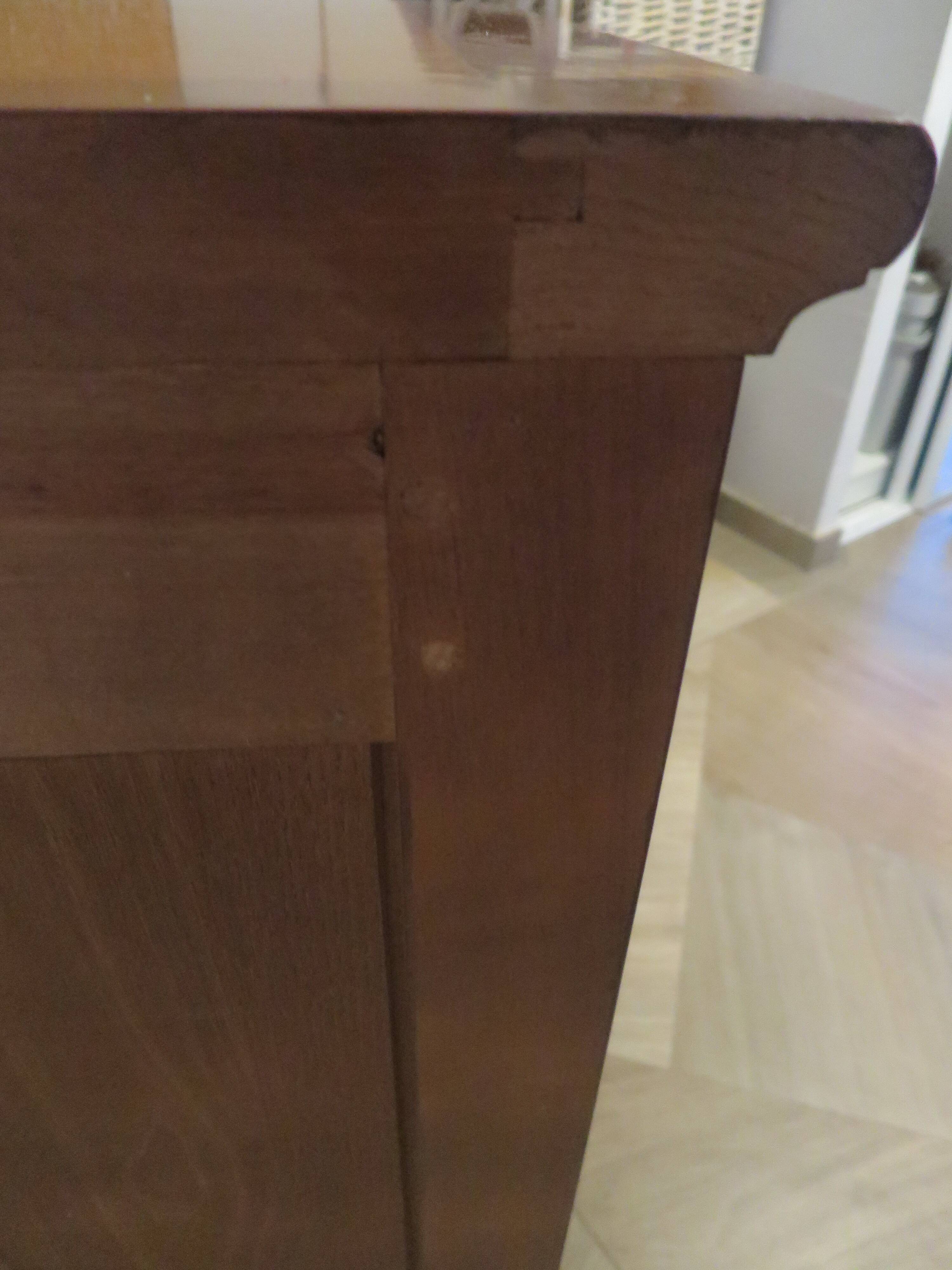 Antique - chest of drawers - 4 drawers - solid wood - cherry