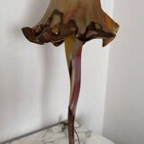 Mushroom-shaped glass paste lamp