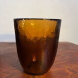 Amber glass iced glass