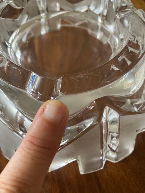 Advertising ashtray Cognac Martell