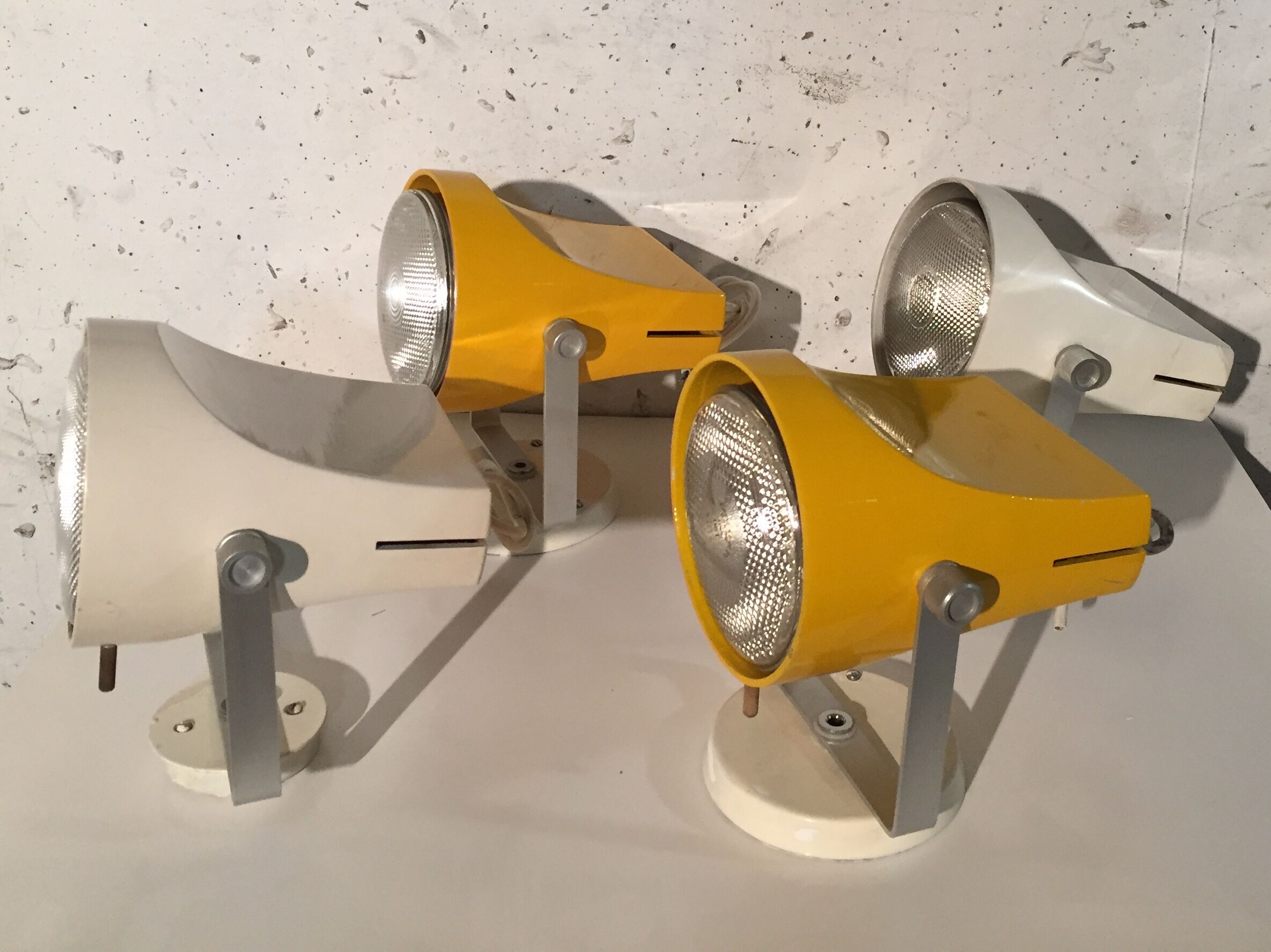 Pair of wall lamps F39, Etienne Fermigier, Disderot, 1960