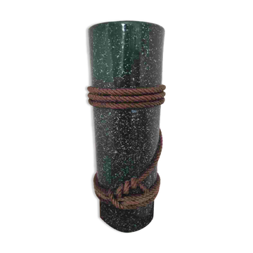 Vase décor nœud marin