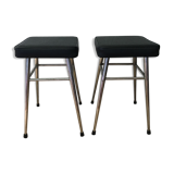 2 stools minimalist in leatherette