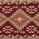Vintage turkish kayseri kilim rug 4' x 7'5"