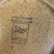 6 Longchamp brown enameled stoneware soup plates, 1970s