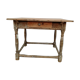 Square farmhouse table, vintage