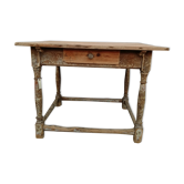 Table de ferme carrée, vintage