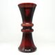 Modernism vase, glass, designed by K. Krawczyk, Poland, 1970s