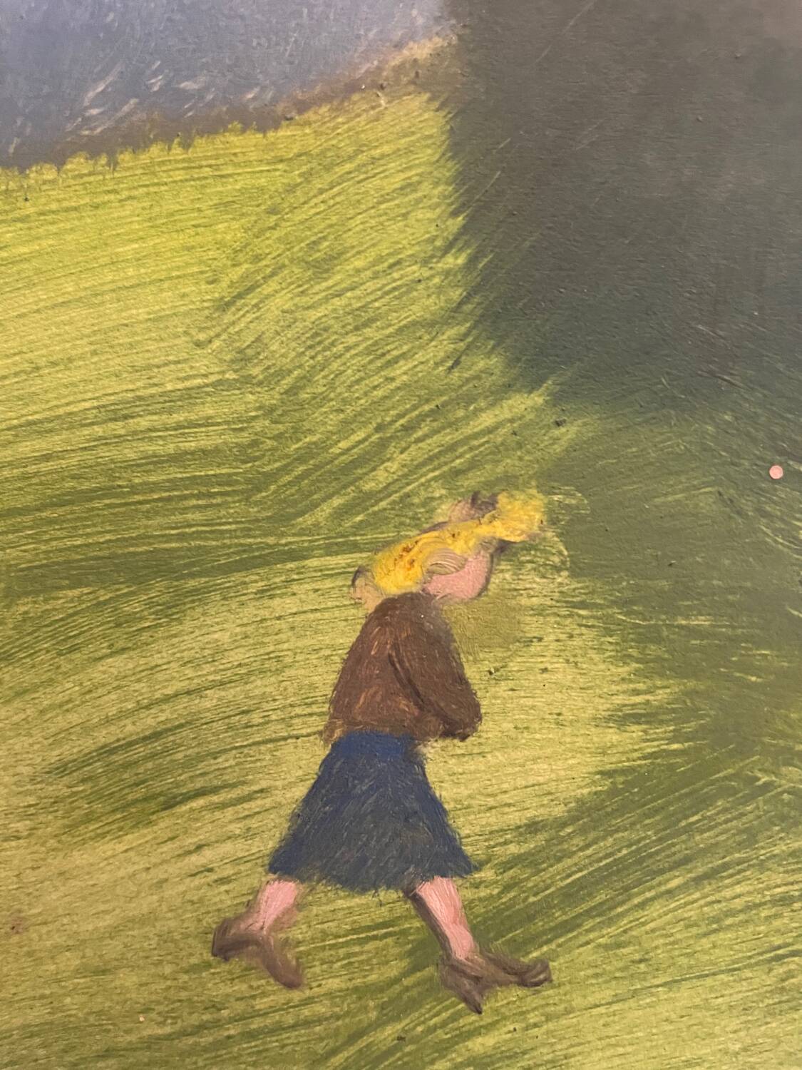 Painting of a woman walking 20th century