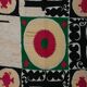 Hand knotted rug, vintage Turkish rug 128x130 cm