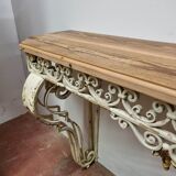 Art Deco wrought iron console