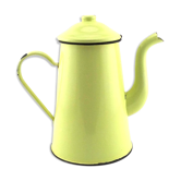 Cafetière émaillée jaune