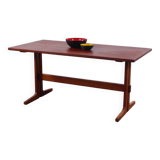 Table basse vintage en teck danois milieu du siècle 50er 60er