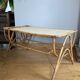 Vintage wicker rattan coffee table from the 1960s/70s (delivery possible)