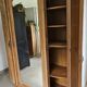 Armoire Art déco, 3 portes, 1 miroir, sablée
