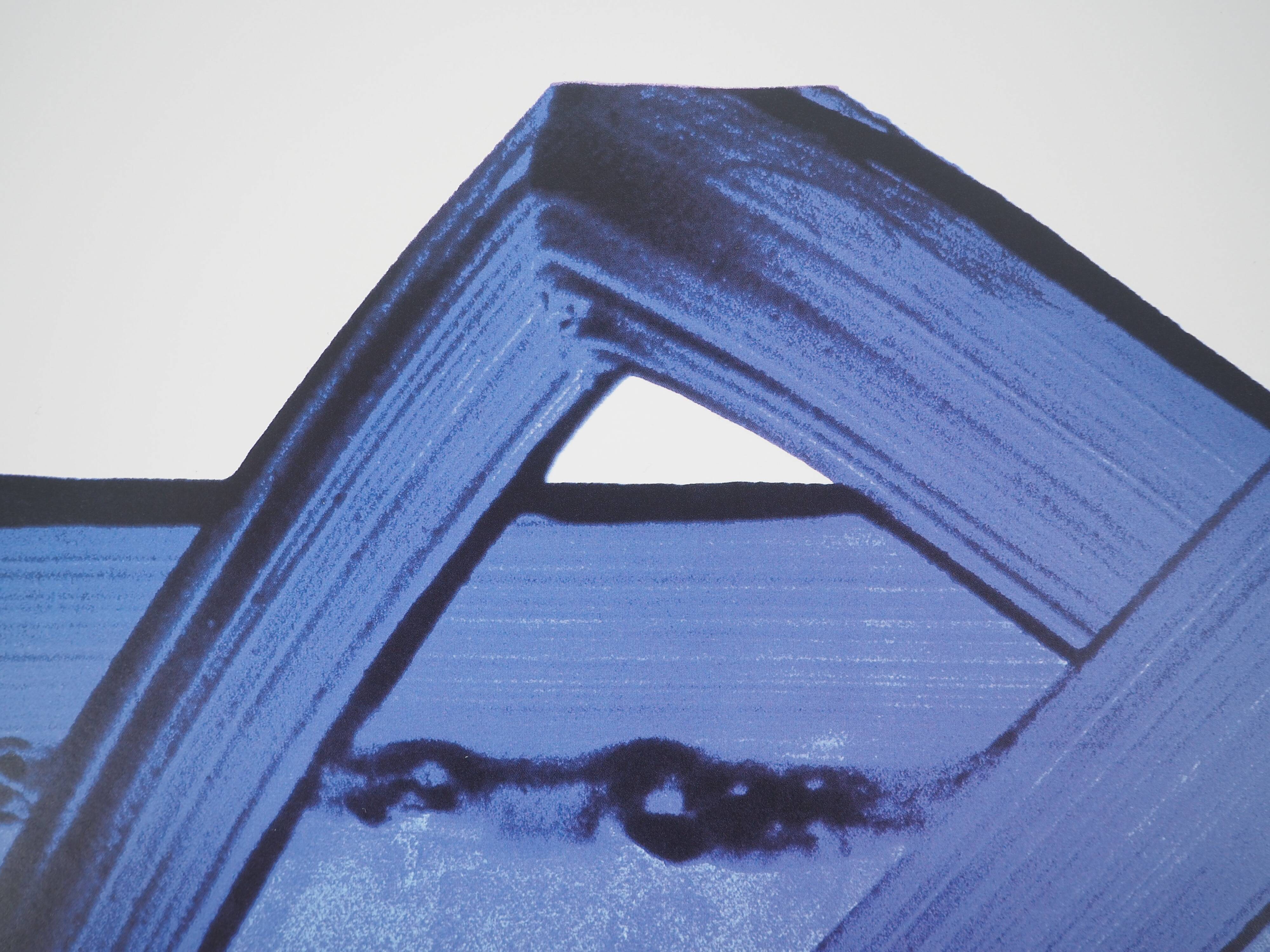 Pierre SOULAGES : Sérigraphie n 18, 1988 - Affiche originale signée