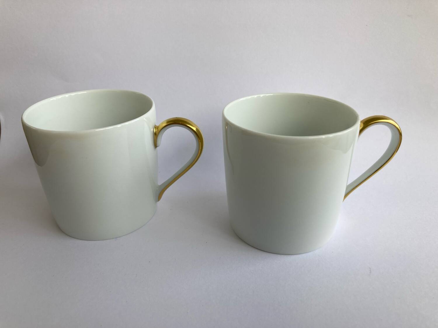 2 Limoges Haviland Stanislas model coffee cups (?)
