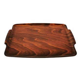 Wooden tray, Gerlino, Germany, 1970s