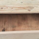 Parisian sideboard 1 drawer 2 doors solid beech raw wood