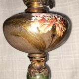 Art deco oil lamp