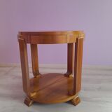 Round art deco coffee table