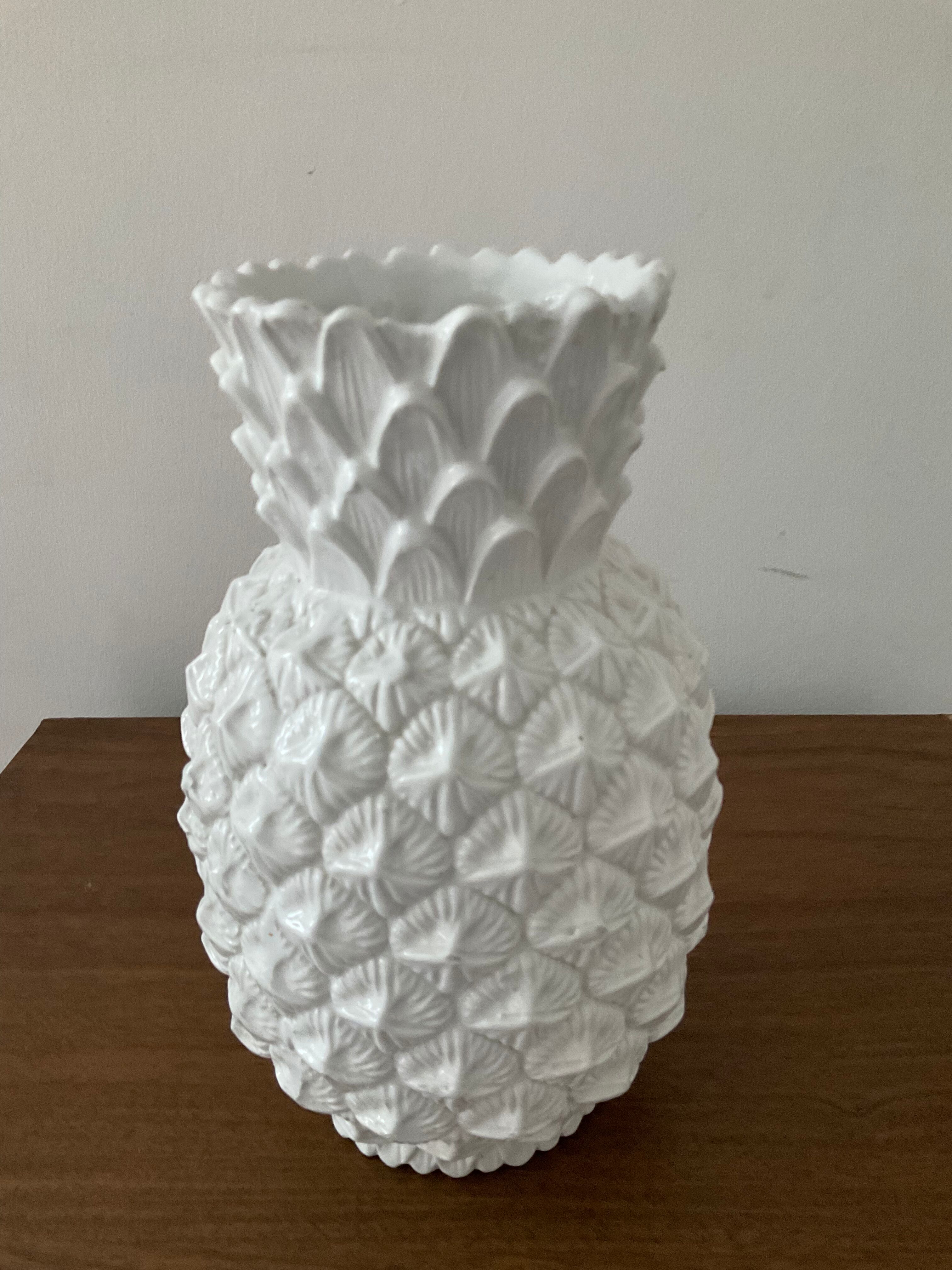 Vintage pineapple vase in ceramic 60s