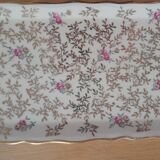 Rectangular dish in vintage Limoges enameled porcelain